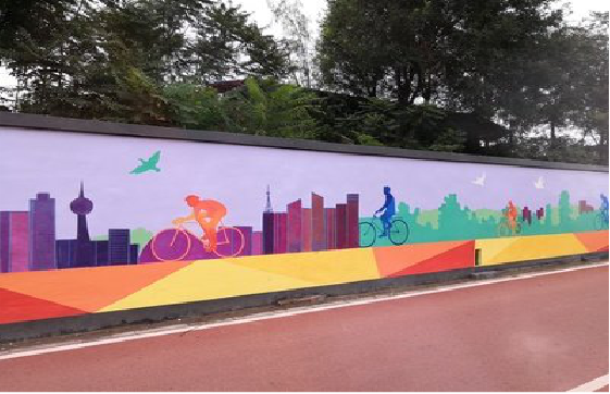 新乡墙体彩绘-围墙