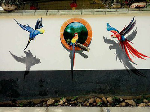 新乡视觉错位-3D墙绘设计