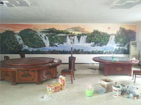 新乡墙绘-写实风景