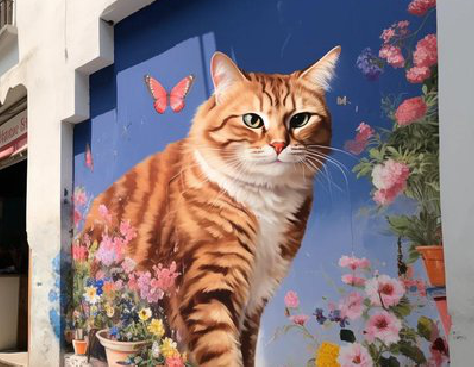 新乡自己绘制有个性的手绘墙