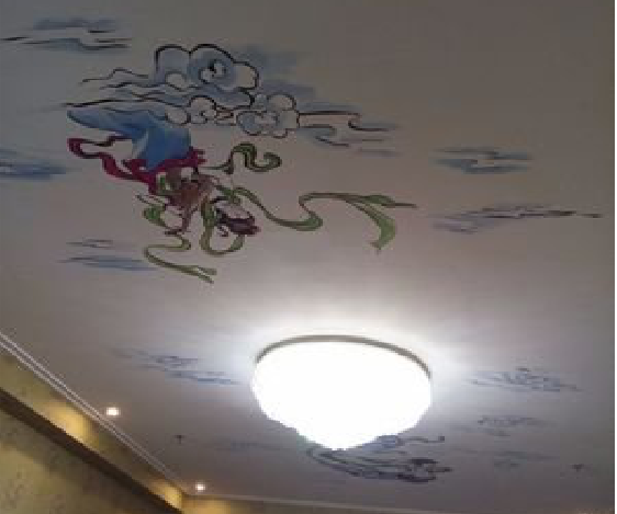 新乡如何快速绘制天花板上的手绘墙？