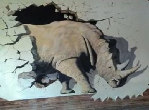 新乡在墙绘中，如何绘制3D效果？