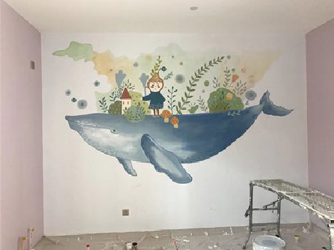 新乡手绘墙的特点及优势。